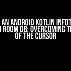 Building an Android Kotlin Infotainment App with ROOM DB: Overcoming the Curse of the Cursor