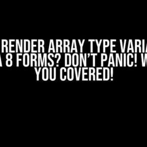 Cannot Render Array Type Variables in Camunda 8 Forms? Don’t Panic! We’ve Got You Covered!